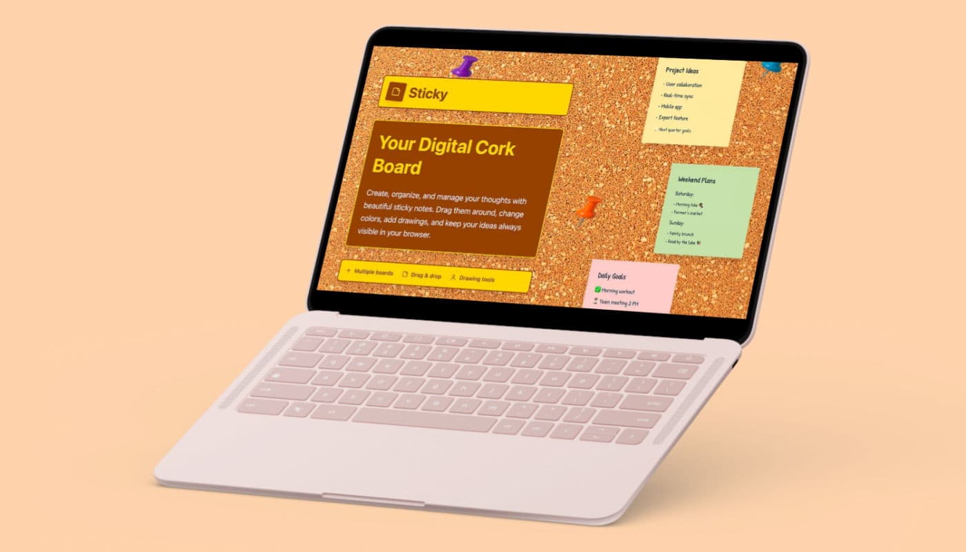 Sticky Notes Board